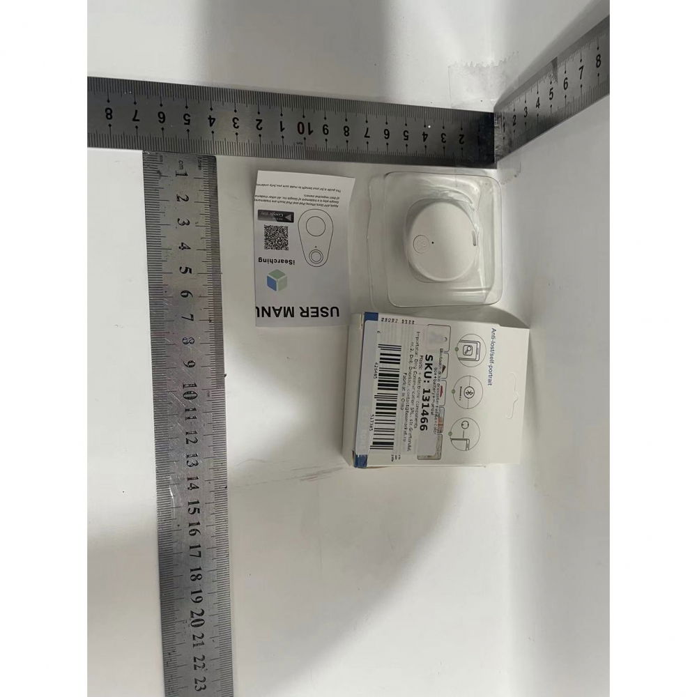 Dispozitiv anti pierdere inteligent, conexiune bluetooth, dispozitiv anti pierdere pentru accesorii, baterie si manual de utilizare incluse 38 x 38 x 7 mm, alb [5]