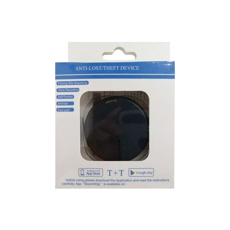 Dispozitiv anti pierdere inteligent, conexiune bluetooth, dispozitiv anti pierdere pentru accesorii, baterie si manual de utilizare incluse 38 x 38 x 7 mm, negru [5]
