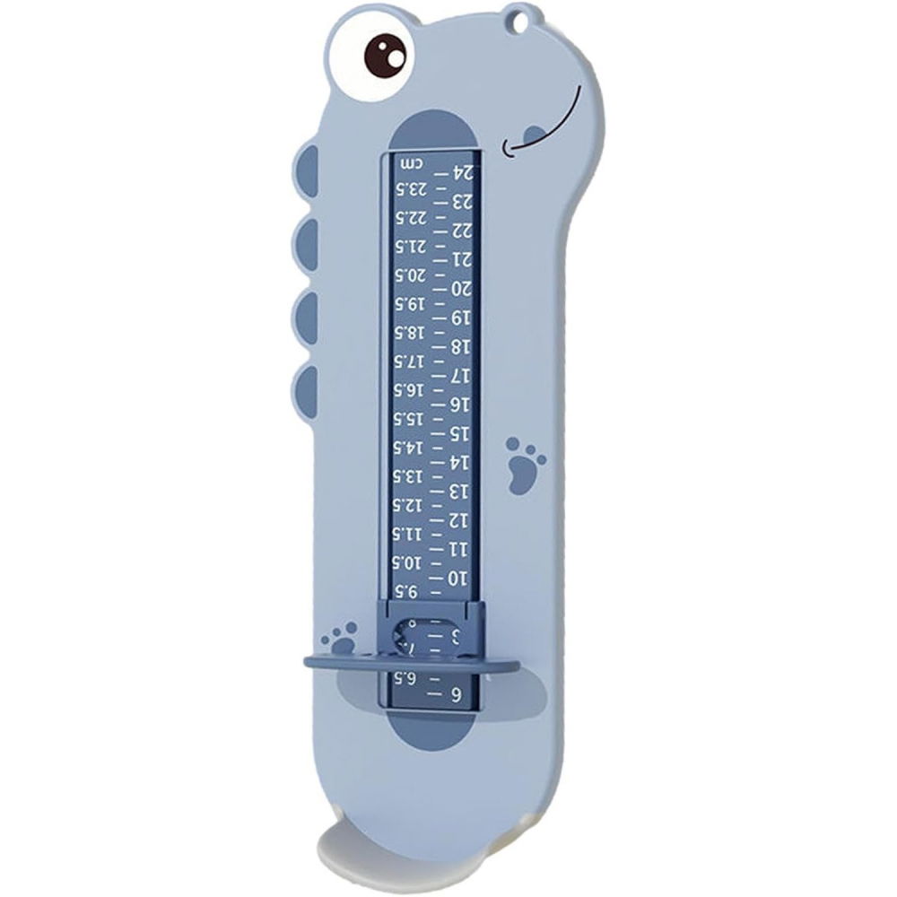 Dispozitiv de masurat talpa piciorului pentru bebelusi, 9-24, model dinozaur, albastru [1]