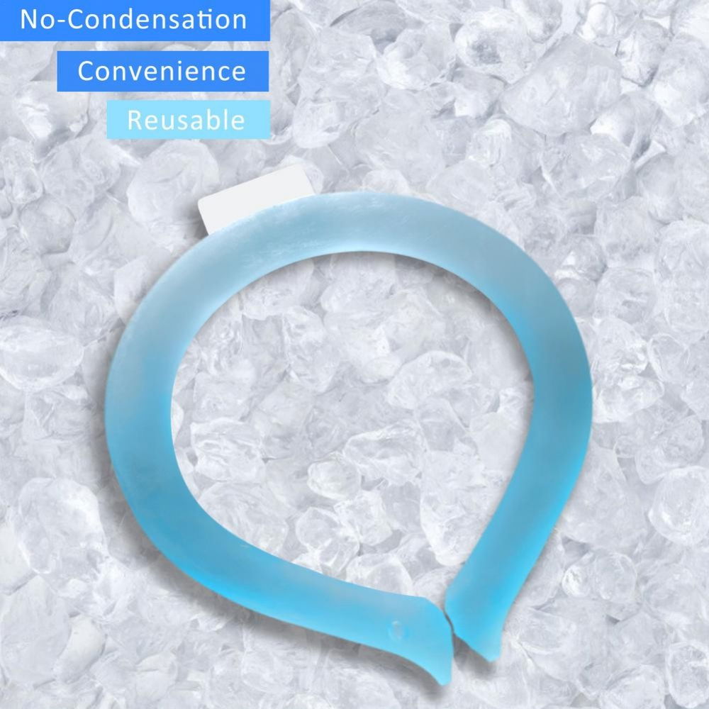 Dispozitiv de racorire tip guler, pentru scaderea temperaturii corpului, cu racire rapida, reutilizabil, non-toxic, tpu, diametru de 120 mm [6]