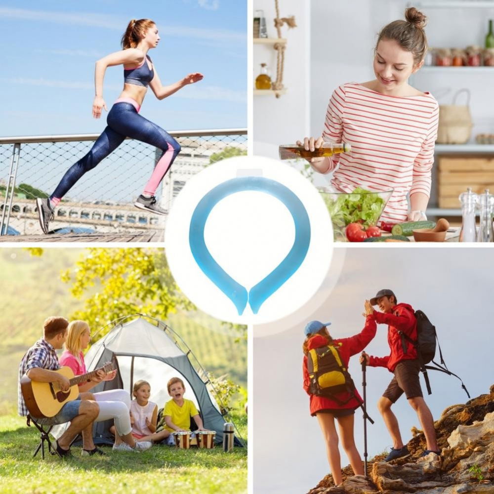 Dispozitiv de racorire tip guler, pentru scaderea temperaturii corpului, cu racire rapida, reutilizabil, non-toxic, tpu, diametru de 120 mm [3]