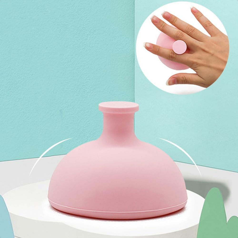 Dispozitiv terapeutic sputa, cupa pentru terapie toracica, dispozitiv de eructare, pentru sugari si copii, 7.5 x 6 cm, din silicon, roz [3]