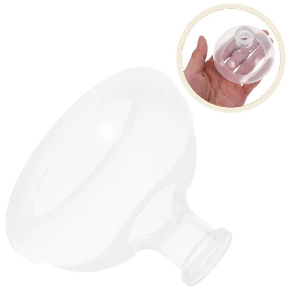 Dispozitiv terapeutic sputa, cupa pentru terapie toracica, dispozitiv de eructare, pentru sugari si copii, 7.5 x 6 cm, din silicon, transparent [2]