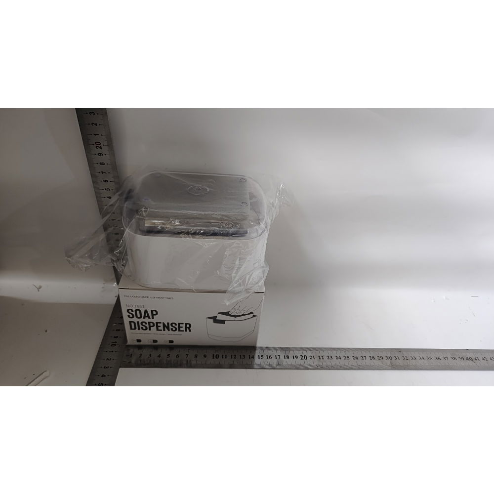 Dozator  dispenser 2 in 1 pentru detergent lichid de vase sau pentru obiecte sanitare cu suport pentru burete de bucatarie , 8.6 x 14.5 x 10 cm, capacitate 300 ml, alb [7]