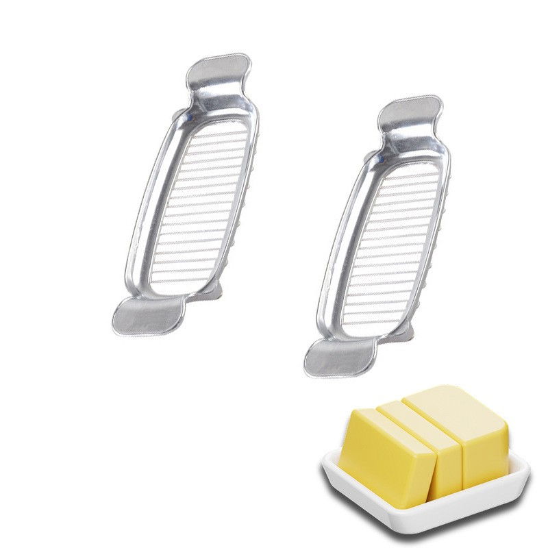 Feliator de alimente, pentru branza, unt, oua, din aluminiu, 19.5 x 6.5 x 2 cm, argintiu [7]