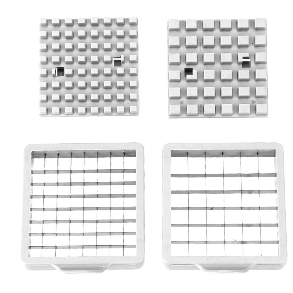 Feliator manual  pentru cartofi pai si legume, din inox, cu 2 dimensiuni de feliere, 25.5 x 11.7 cm, argintiu [2]