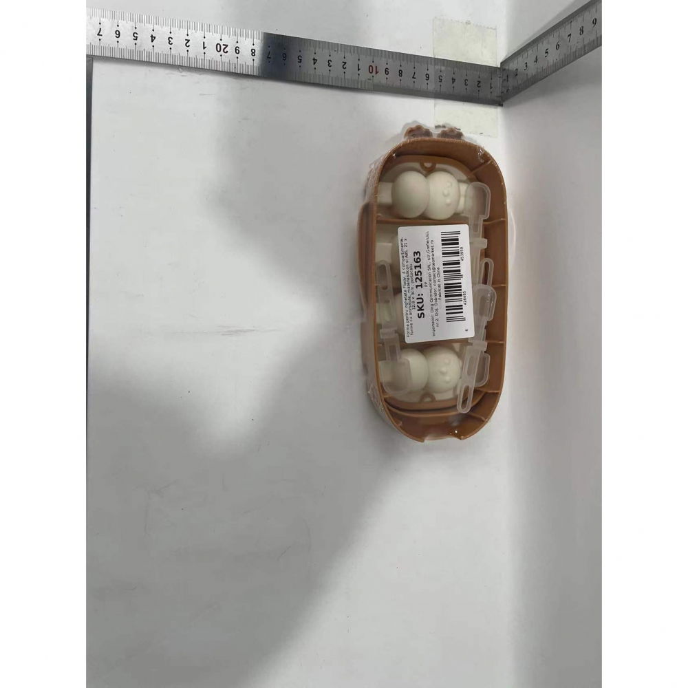 Forma pentru inghetata  4 compartimente, forme cu animalute, materialsilicon si abs, 21 x 12.8 x 3cm, portocaliu [12]