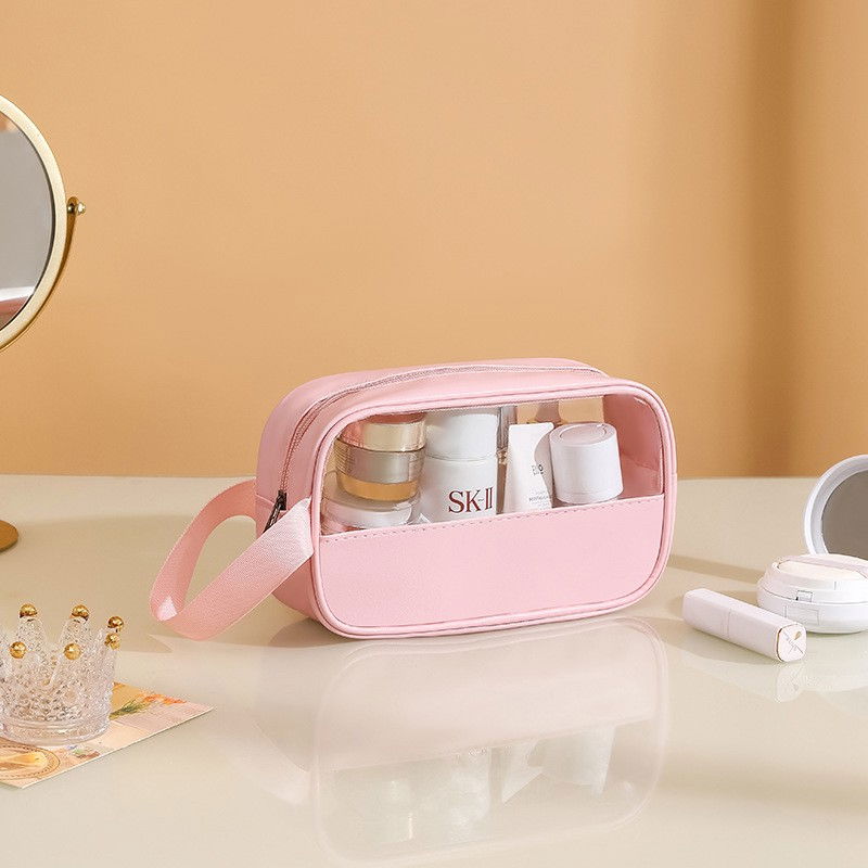 Geanta cosmetice  pentru voiaj sau organizare, 22 x 12 x 8 cm, roz [8]