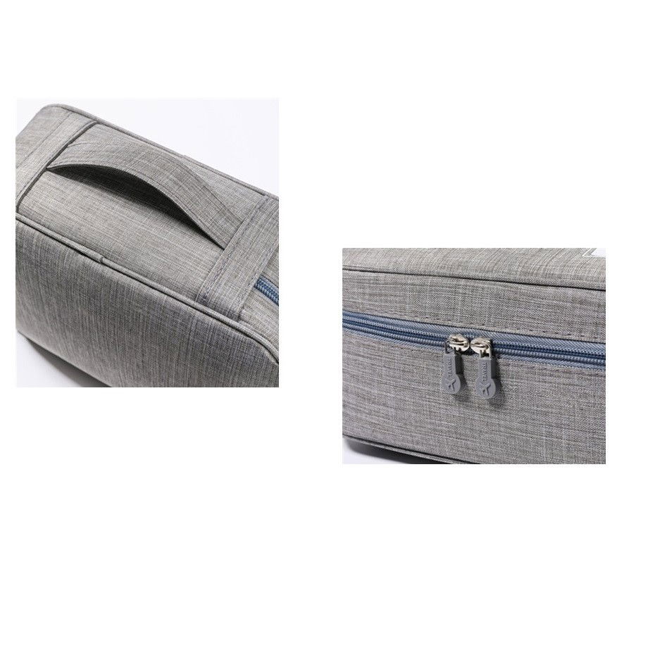 Geanta organizatoare  pentru cabluri si accesorii, portabila, impermeabila, 24,5 x 18 x10cm, gri [7]