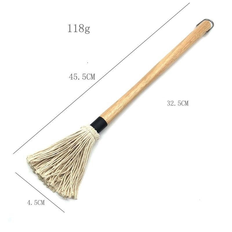 Matura din bumbac, pentru gratar, de uns cu ulei/sosuri preparatele, 45.5 x 4.5 cm, maro [5]