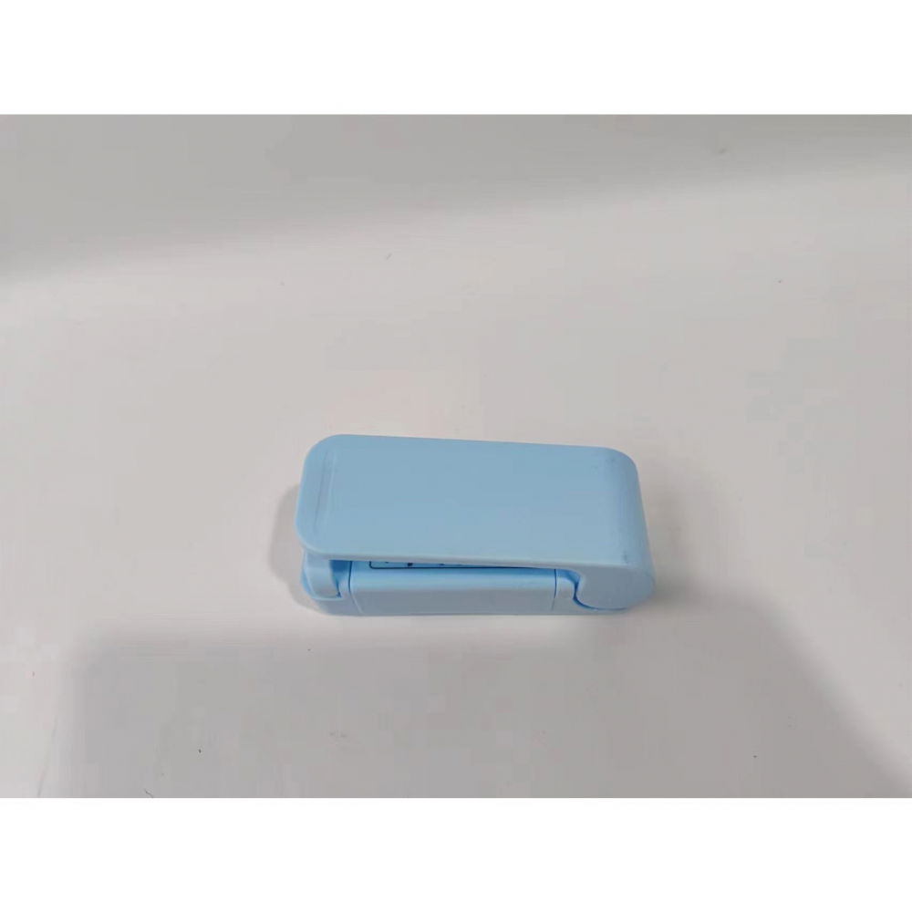 Mini aparat de sigilat pungi cu baterii, etansare prin caldura, spate magnetic, portabil, 9.7x3 cm, albastru [6]