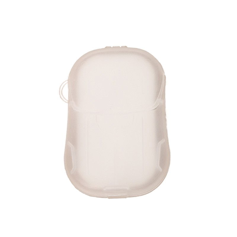 Mini cutie de sapun din hartie, de unica folosinta, portabila, potrivit pentru calatorii, 20 buc, alb [1]