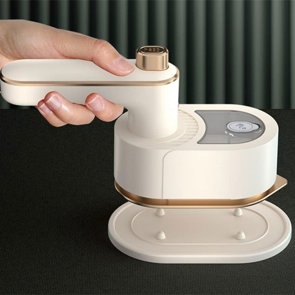 Mini fier de calcat, pliabil si portabil, calcare verticala/orizonala, cu abur, 50 ml, 40w, 10.5 x 12 cm, alb [3]