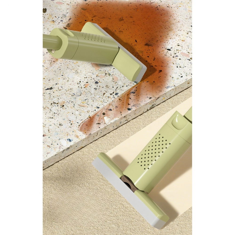 Mini mop, pentru uz casnic, sistem autostoarcere, portabil, mop cu burete, rotire 180°,15 x 27.5 cm, verde [2]