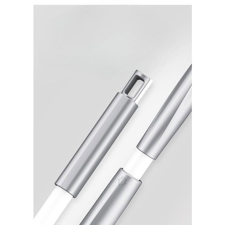 Mop plat, cu sistem de stoarcere, 4 lavete incluse, lungime telescopica 140 cm, argintiu [2]