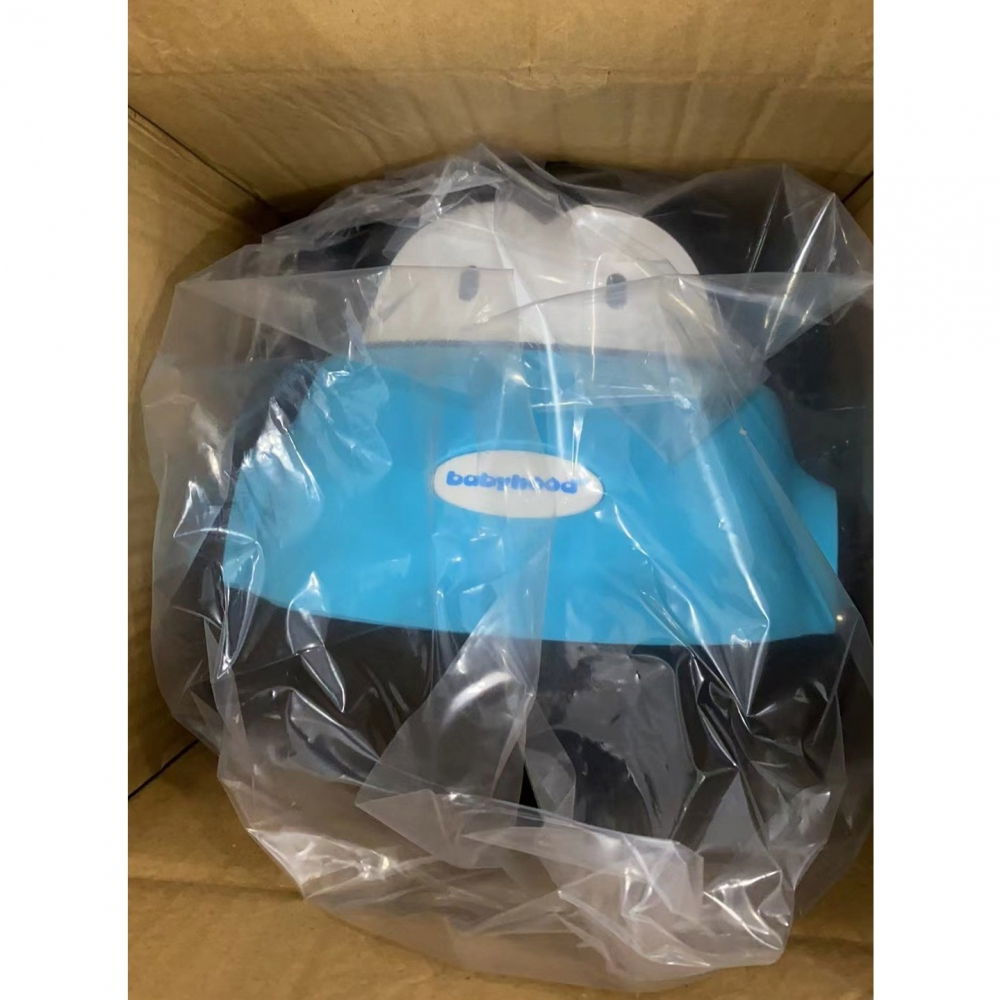 Olita pentru copii, +1an, portabila, design masinuta cu capac, model prietenos, non-toxic, compartiment detasabil, usor de curatat, albastru [6]