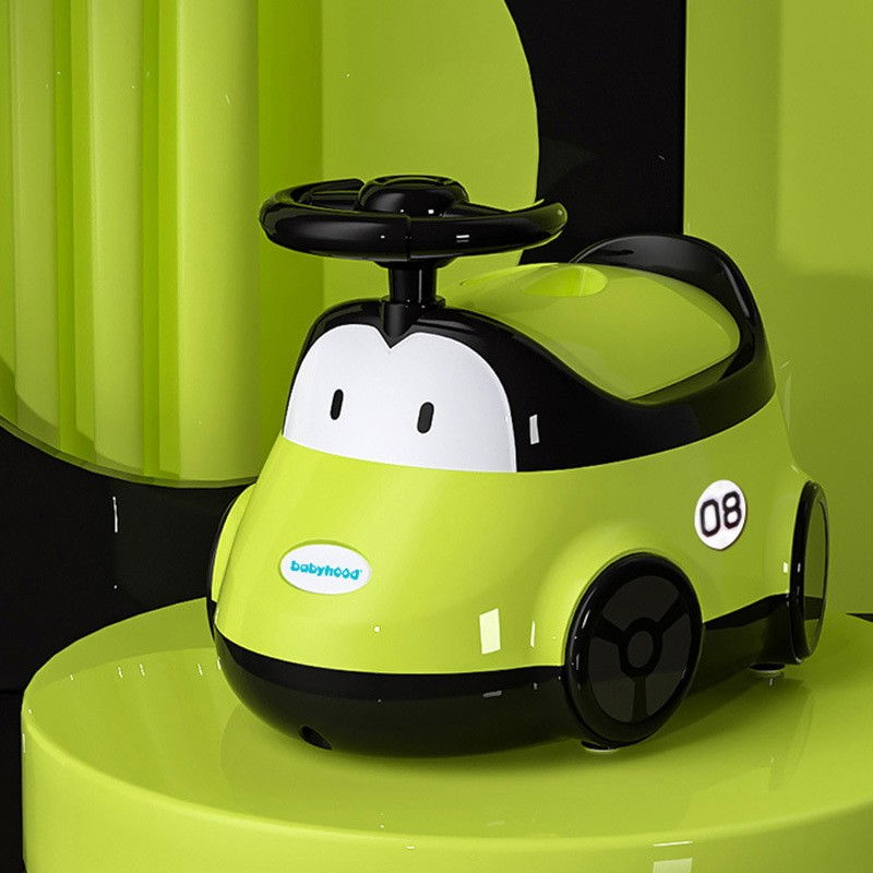 Olita pentru copii, +1an, portabila, design masinuta cu capac, model prietenos, non-toxic, compartiment detasabil, usor de curatat, verde [6]