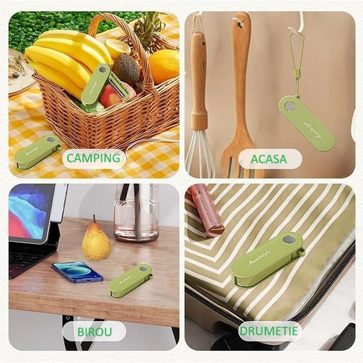 Peeler pentru legume si fructe, 3.6 x 9.1 cm, multifunctional, curatator pliabil, din abs si otel inoxidabil, verde [5]