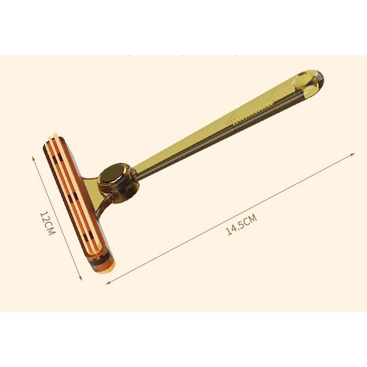 Perie de indepartare a scamelor, pentru haine si par de animale, cu doua fete, manual, multifunctional, 12x14.5 cm, accesoriu pentru casa, portocaliu [5]