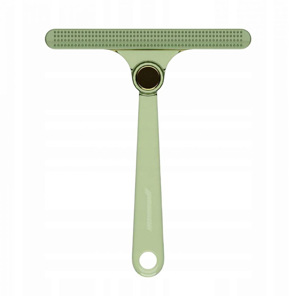 Perie de indepartare a scamelor, pentru haine si par de animale, cu doua fete, manual, multifunctional, 12x14.5 cm, accesoriu pentru casa, verde [10]