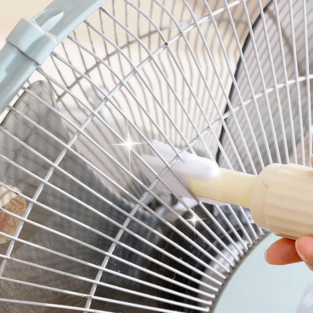 Perie multifunctionala 2in1, de curatare a prafului, 38 x 11 cm, perie si burete, crem [4]