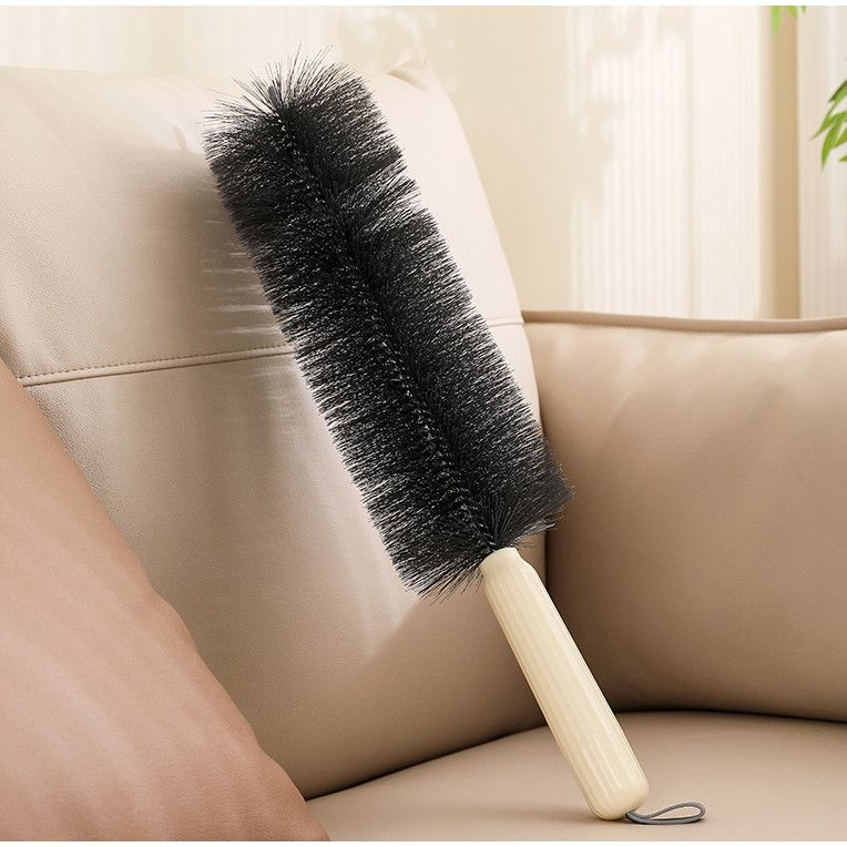 Perie multifunctionala 2in1, de curatare a prafului, 38 x 11 cm, perie si burete, crem [10]