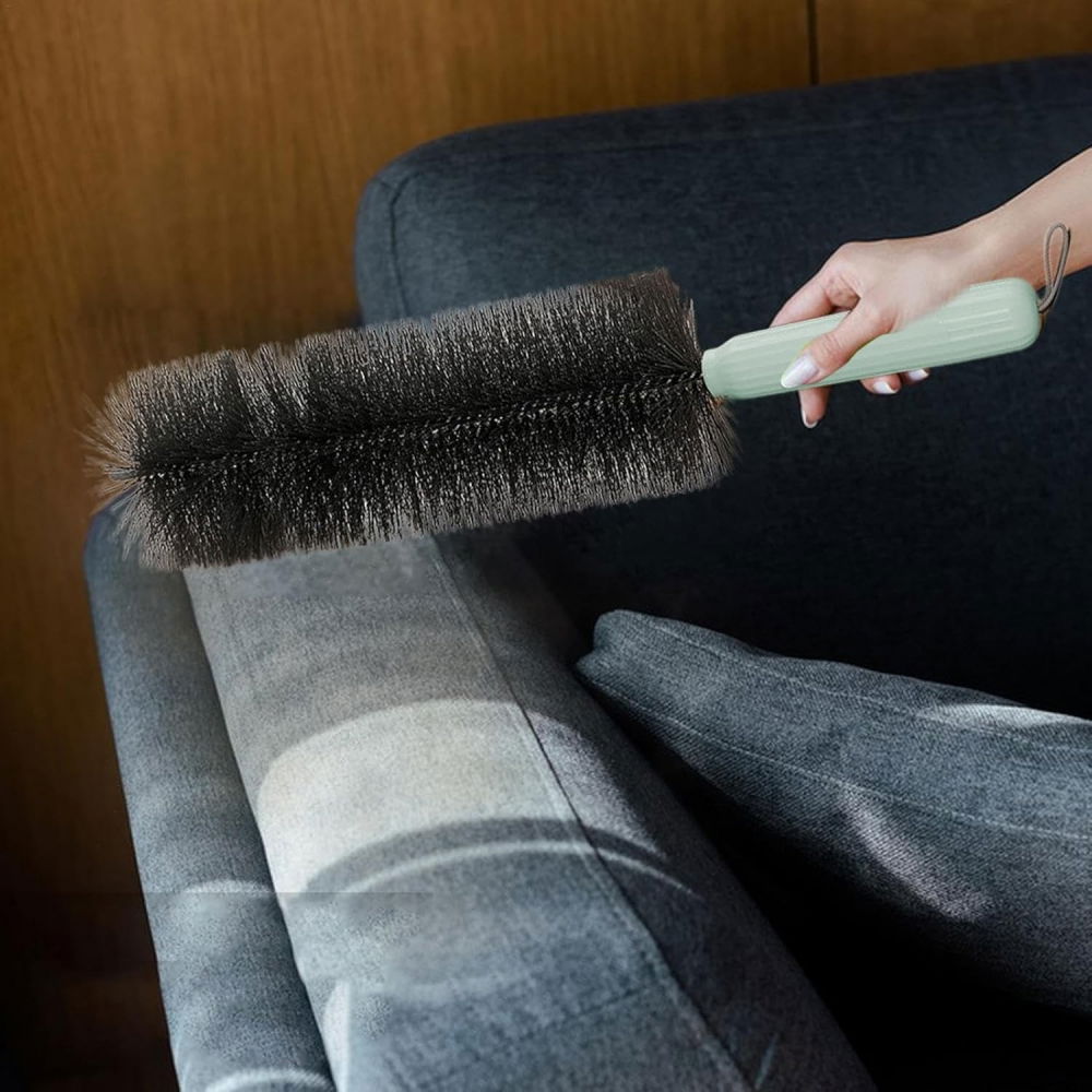 Perie multifunctionala 2in1, de curatare a prafului, 38 x 11 cm, perie si burete, verde [3]