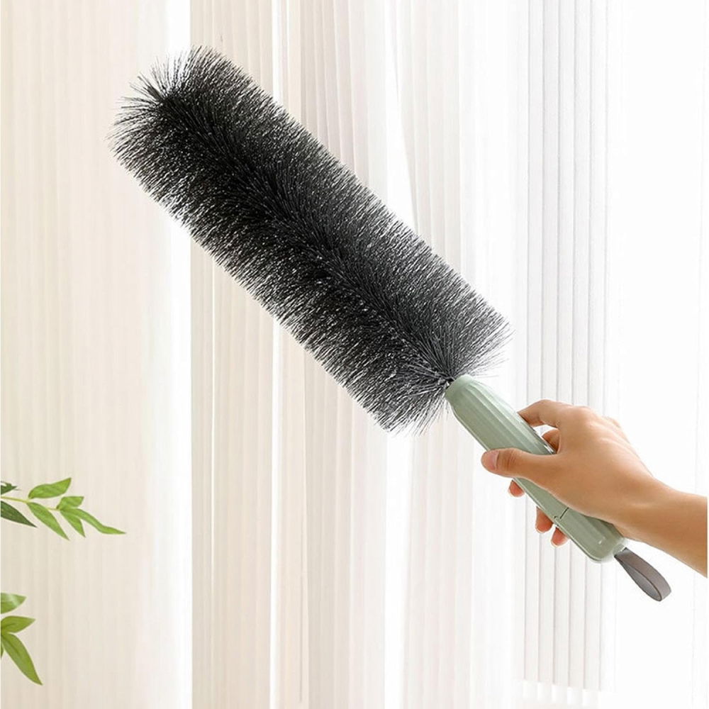 Perie multifunctionala 2in1, de curatare a prafului, 38 x 11 cm, perie si burete, verde [5]