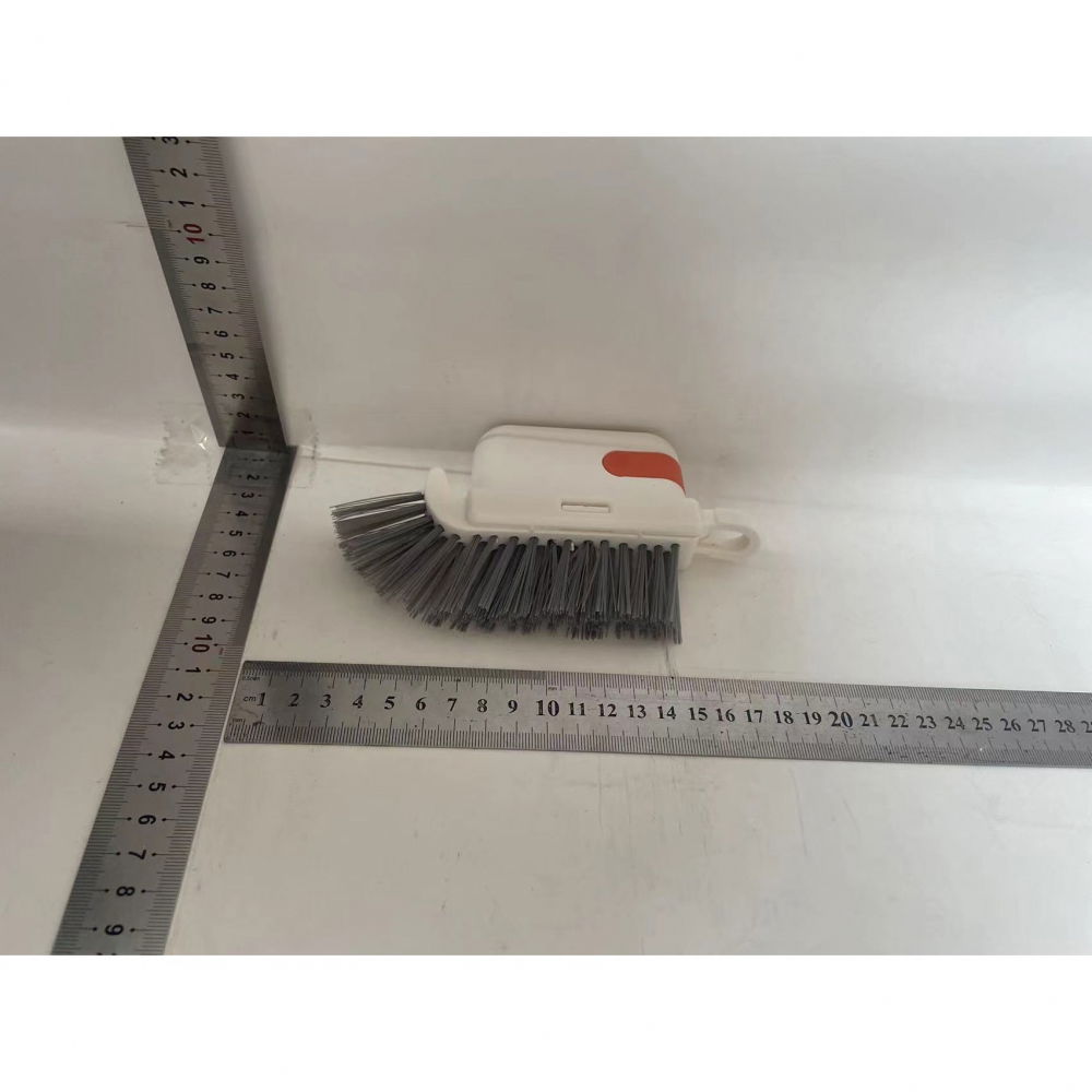 Perie multifunctionala 3 in 1 de curatare, pentru bucatarie, vesela, geamuri, cap detasabil, 9x15x2.5 cm, portocaliu [3]