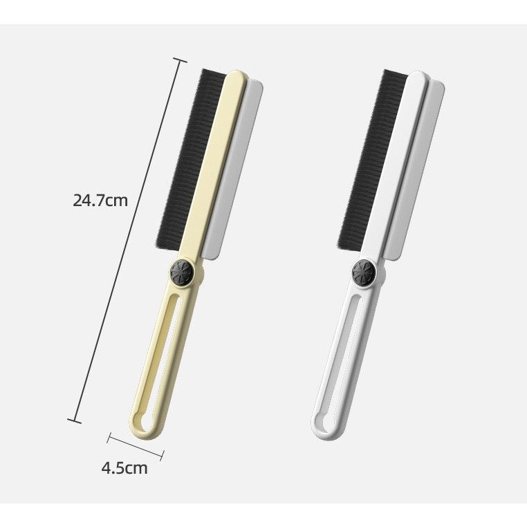 Perie multifunctionala si stergator, pentru spatii greu accesibile, 24.7 x 4.5 cm, alb [9]