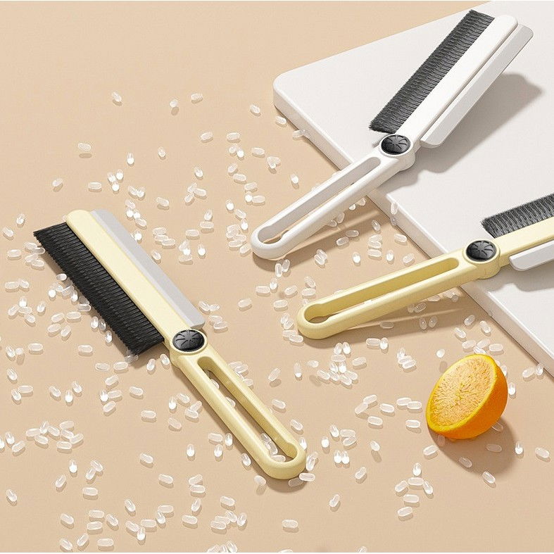 Perie multifunctionala si stergator, pentru spatii greu accesibile, 24.7 x 4.5 cm, alb [7]