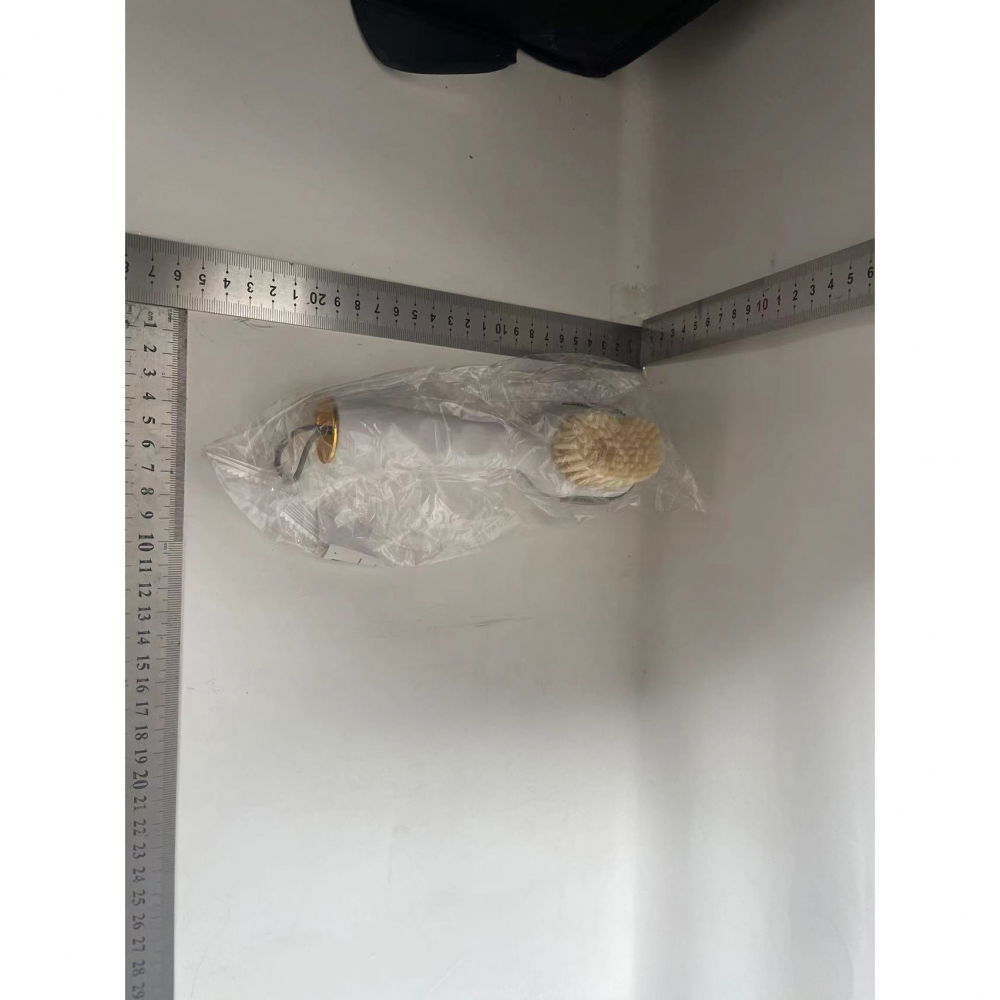 Perie pentru curatare incaltaminte cu recipient pentru detergent, perie multifunctionala pentru incaltaminte si lenjerie, cu peri moi, fara deteriorare, 22x6x4 cm, culoare alb [3]