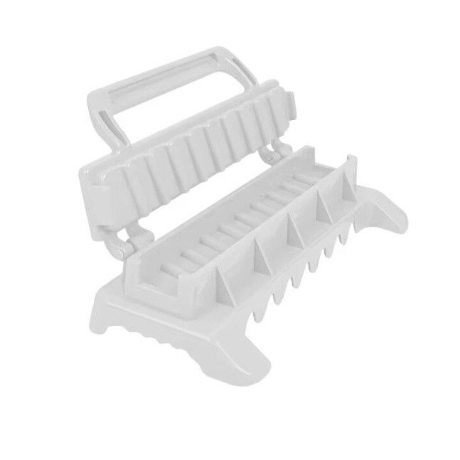 Presa pentru carne, pentru kebab, cu maner, din abs, 29 x 7.5 x 2.6 cm, alb [1]