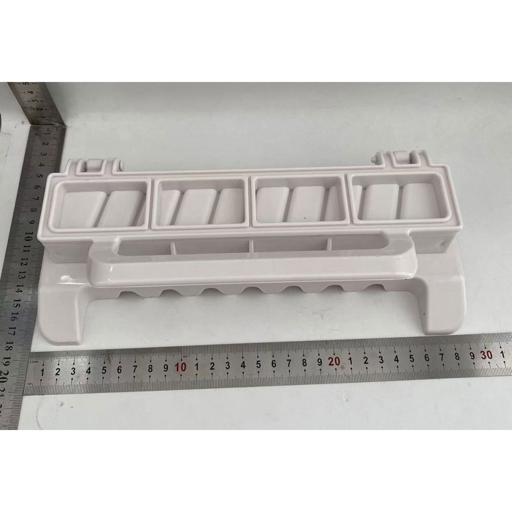 Presa pentru carne, pentru kebab, cu maner, din abs, 29 x 7.5 x 2.6 cm, alb [6]