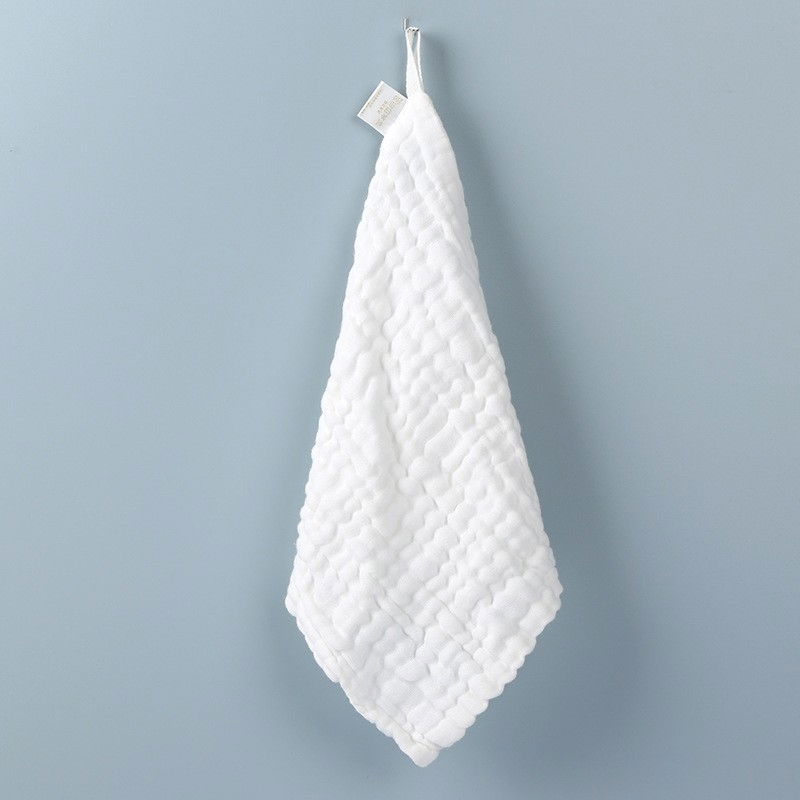 Prosop absorbant, din bumbac, 6 straturi, 30 x 30 cm, alb [7]