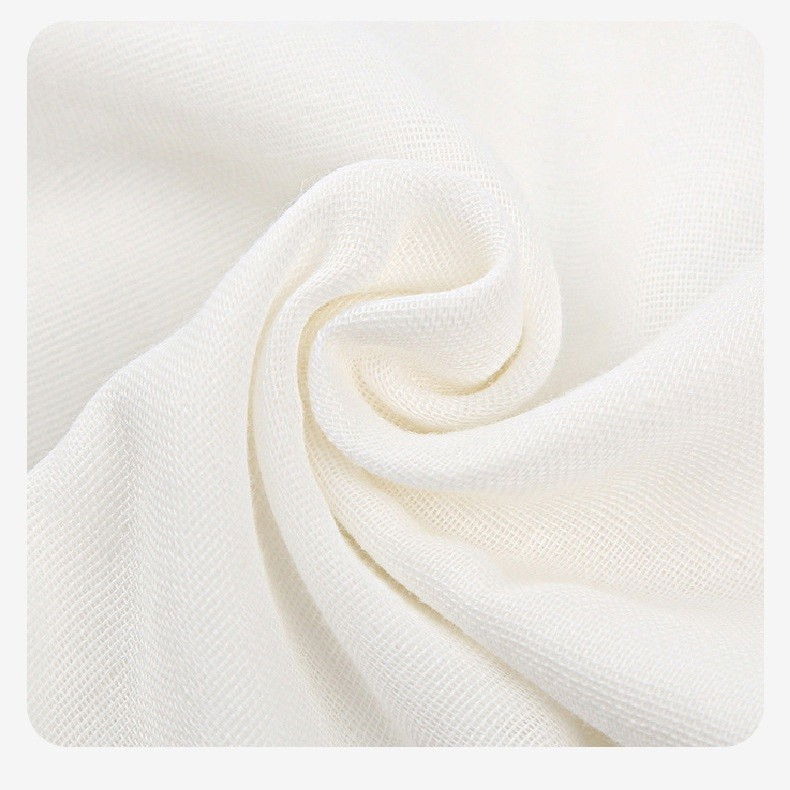 Prosop absorbant, din bumbac, pentru bebelusi, 19x28 cm, model pisica, alb [5]