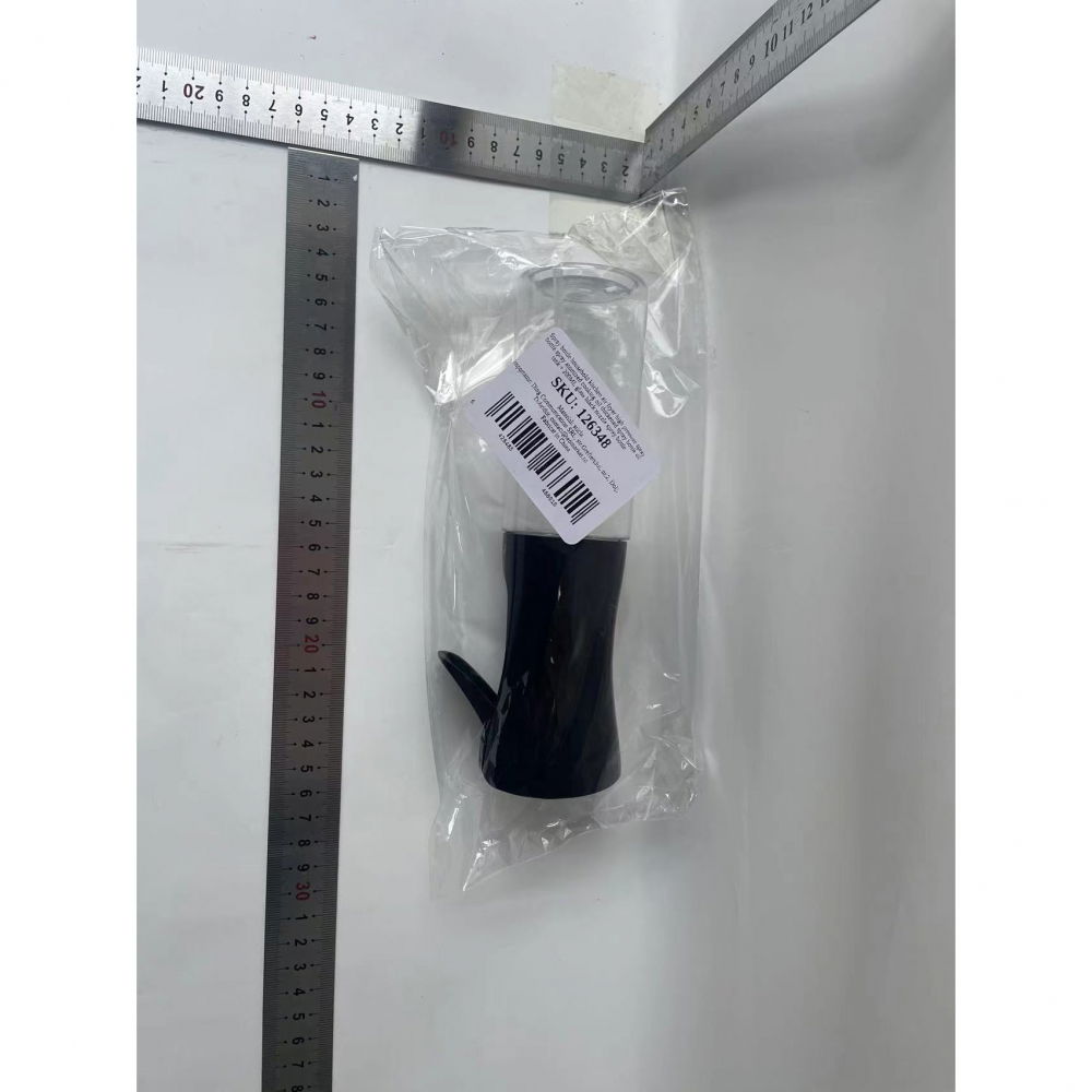 Pulverizator pentru ulei, otet sau alte lichide, reincarcabil, multifunctionale, capacitatea 200 ml, material plastic, 20.5x6 cm, negru [6]
