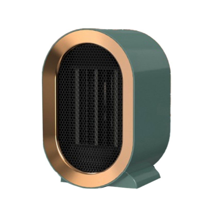Radiator mini incalzitor, element de incalzire ptc, putere 1200 w, radiator cu termostat reglabil, 19.5 x 12.5 x 12.5 cm, 800 g, verde [1]