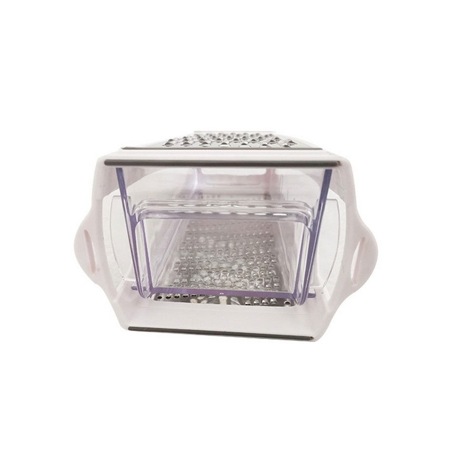 Razatoare de bucatarie cu cutie colectoare  doua tipuri de lame, carcasa inox si abs, design practic, alb [6]