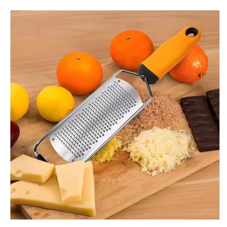 Razatoare manuala  perie inclusa, inox, usor de utilizat, 31x6.7 cm, galben [2]