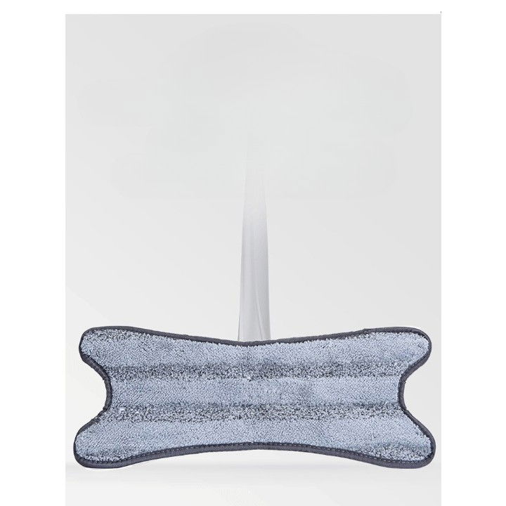 Rezerva mop plat, din fibre superfine, lavabila, 15 x 38 cm, argintiu [2]