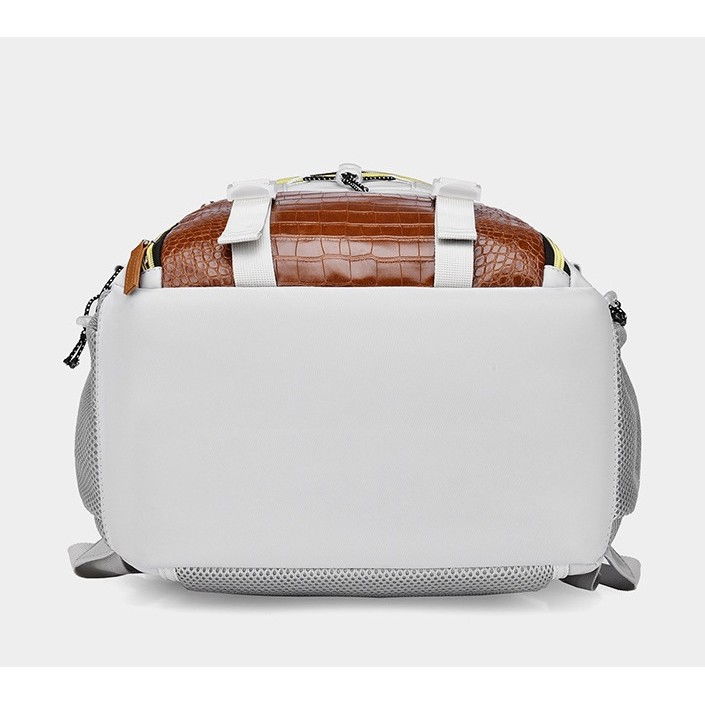 Rucsac multifunctional pentru calatorie, pentru alpinism, voiaj, drumetii, din panza oxford, 34x16x52 cm, alb [9]