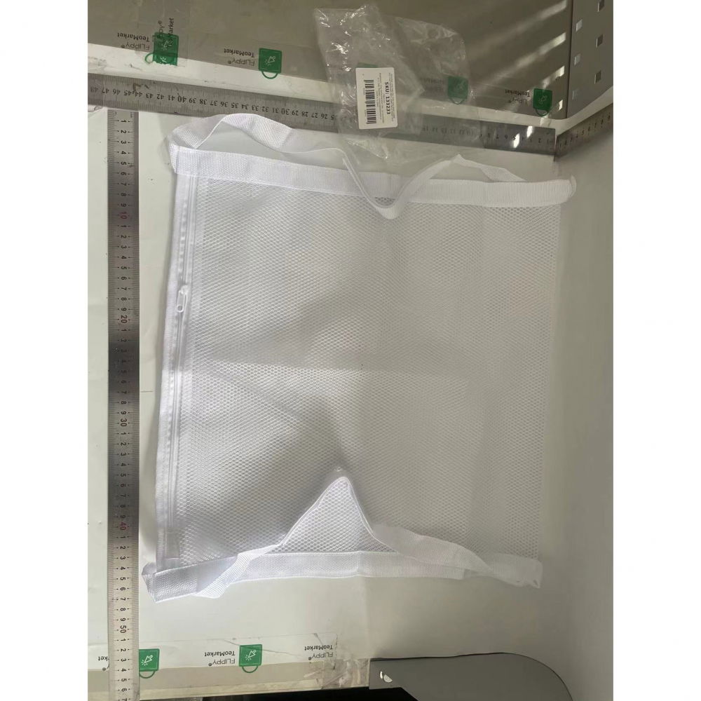 Sac pentru spalare incaltaminte, dimensiuni mari, pentru masina de spalat, 40x40x1 cm, alb [3]