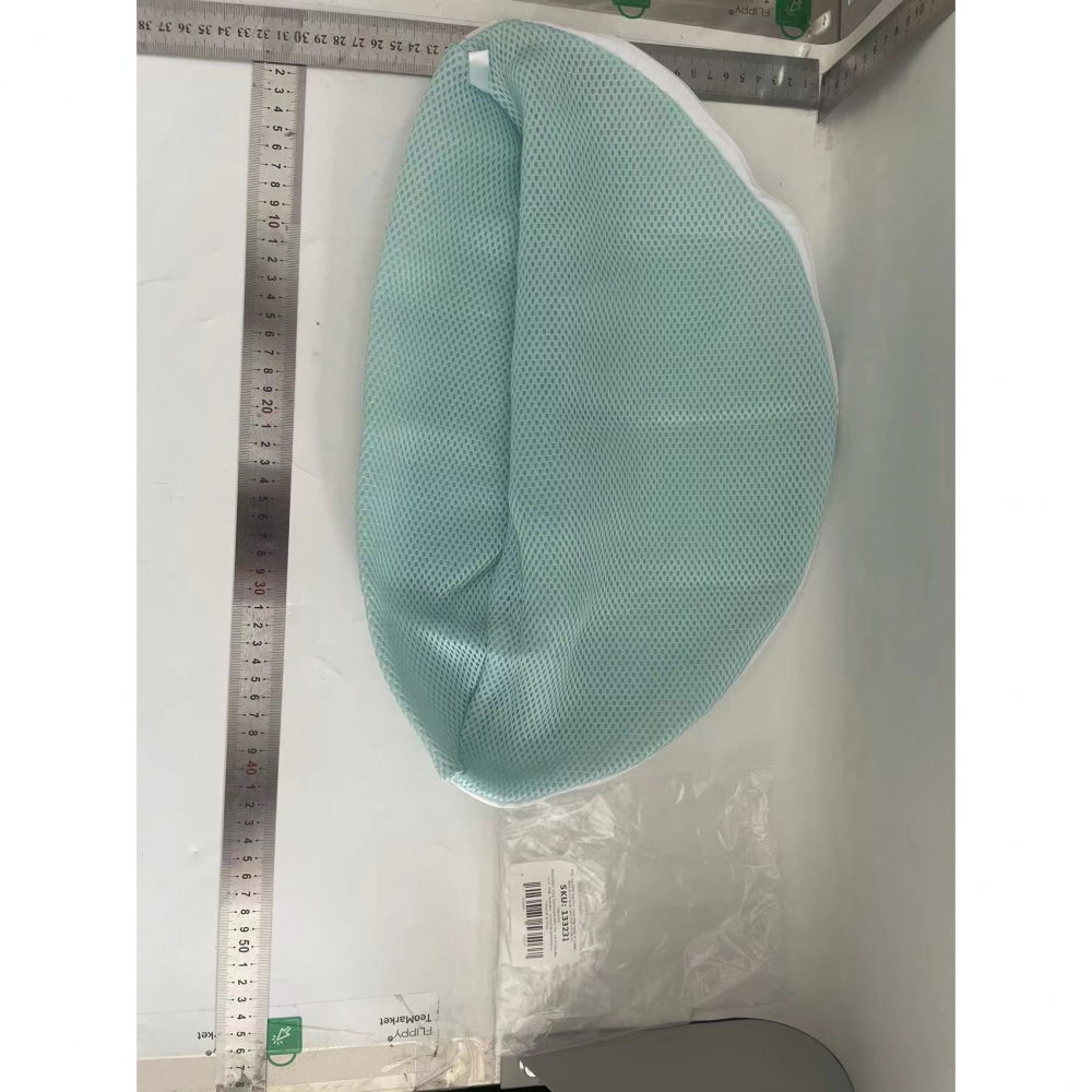 Sac pentru spalare incaltaminte, dimensiuni mari, pentru masina de spalat, 42x24x24 cm, verde deschis [2]