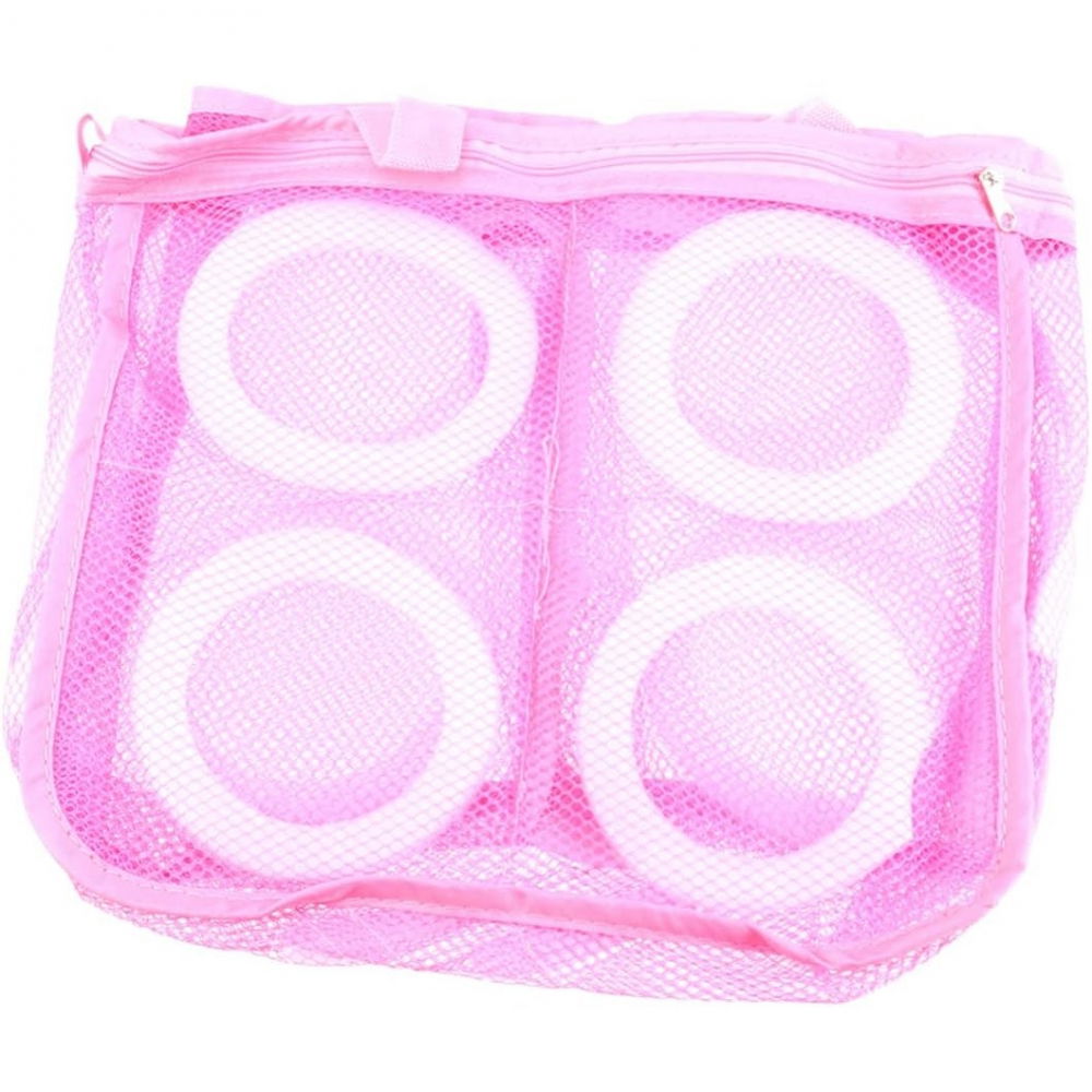 Sac pentru spalare incaltaminte, pentru masina de spalat, 28x24.5x8 cm, roz [5]