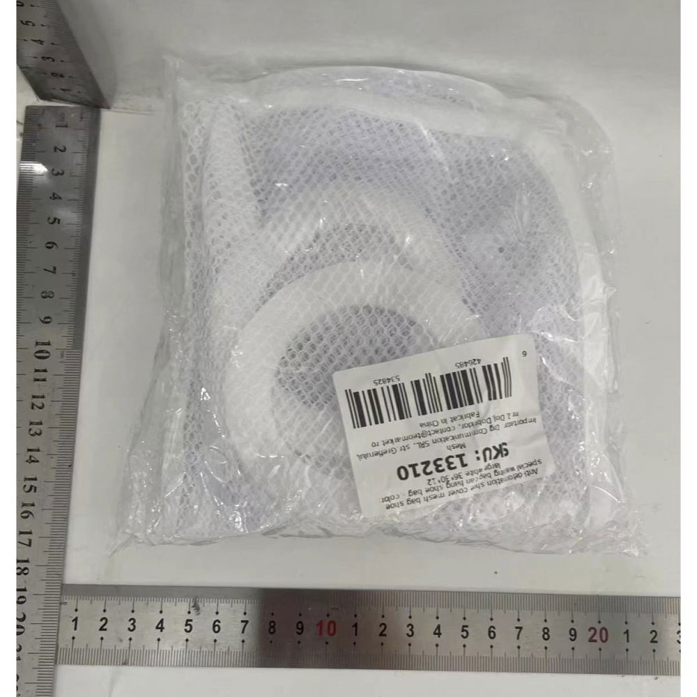 Sac pentru spalare incaltaminte, pentru masina de spalat, 36x30x12 cm, alb [6]