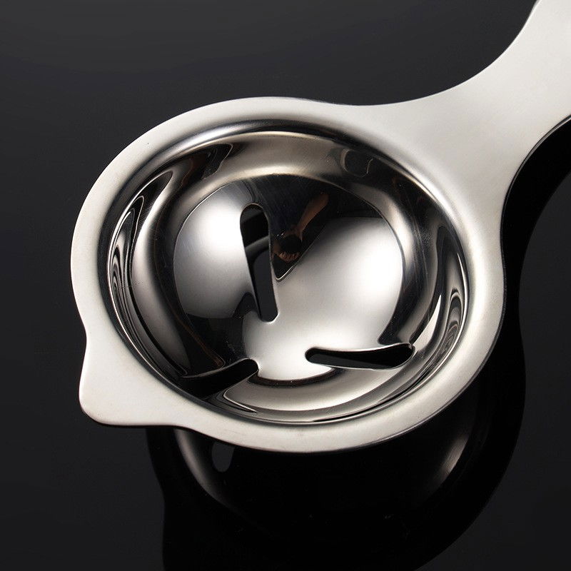 Separator de oua, separa albusul de galbenus, inox, usor de folosit, 14x7.5 cm, argintiu [2]