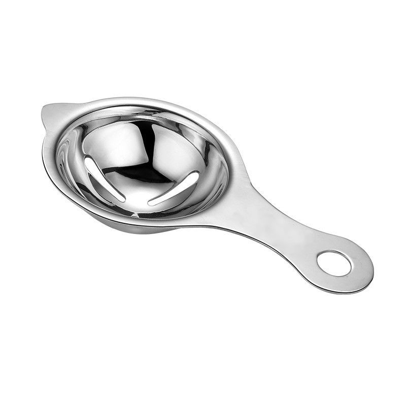 Separator de oua, separa albusul de galbenus, inox, usor de folosit, 14x7.5 cm, argintiu [1]
