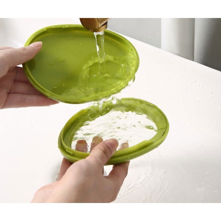 Set 4 recipiente pentru pastrarea proaspata a legumelor, cutii portabile sigilate anti-oxidare, 4 forme diferite pentru legume sau fructe, culori diferite [4]