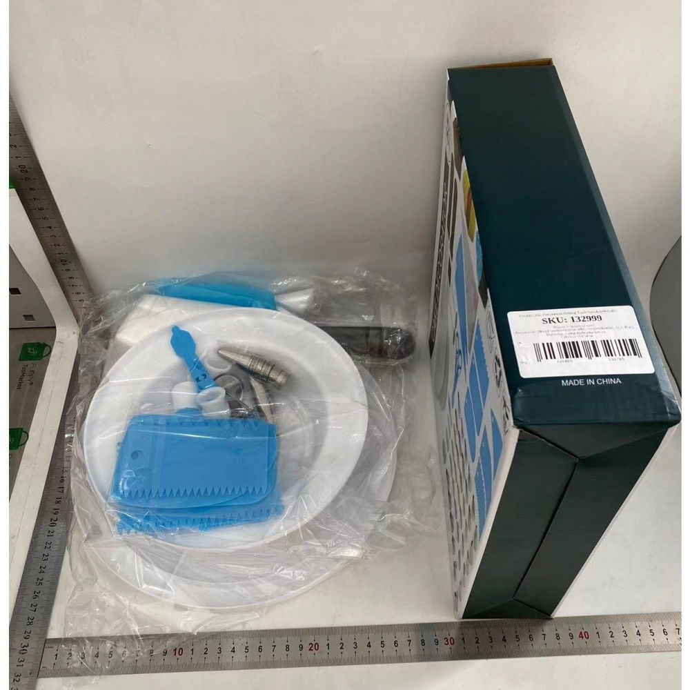 Set 55 piese ustensile pentru ornare prajituri, din plastic si otel inoxidabil, multicolor [4]